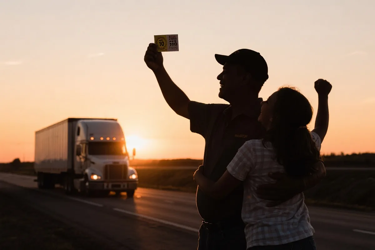 彩票奇遇：加拿大卡车司机两年两擒大奖，携家人开启568万的幸福旅程